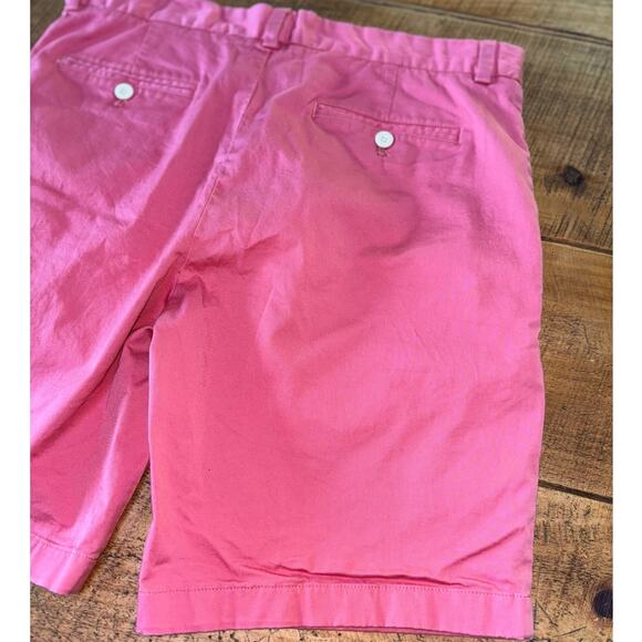 Mens Vineyard Vines Salmon Pink Chino Straight Breaker‎ Shorts Size 34 - Picture 6 of 7